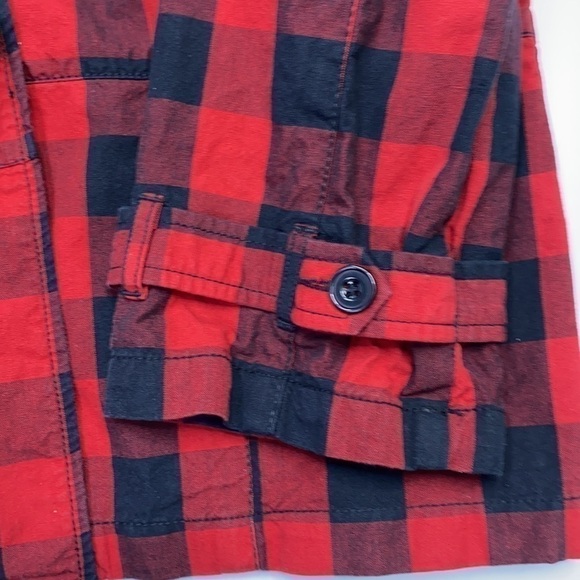Christopher & Banks Buffalo Plaid Button Jacket - Picture 9 of 10
